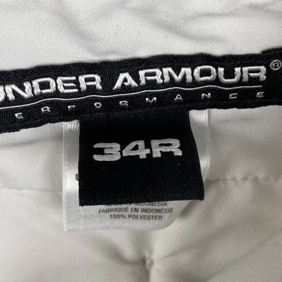 Under Armour Performance Shorts Men's 34 Light Beige Workout Athletic Causal - Picture 4 of 12